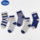 Disney Children's Socken reine Baumwolle Herbst und Winter verdickte Jungen Frühling und Herbststil Dicke weiche 1-14-jährige Jungen-Baumwollsocken mittelgroß und große Kinder 12 LR826 Aussehen Liebe 5 Paare 9-12 (Schuhgröße 32-36 Größen)