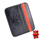Kadisu Card Bag Bank Card Head Layer Cowhide Women's Contrast Color Card Bag Coupon Wallet Thin Card Jacket Driver's License Bag Bus Card Case Youthful Colorful Style (Top Layer Lili Pattern Cowhide)