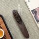 Mr. Nanshan tea set accessories household wooden teaspoon Kung Fu tea set tea shovel tea spoon ebony tea spoon ebony_tea spoon