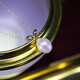 Yue Fei Jewelry Freshwater Pearl Pendant Sprout S925 Silver Water Drop Slightly Flawed 9-10mm High Light Pearl Single Pendant