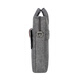 BEDOME 9902 Moidure à main, sac de rangement d'informations en tissu, sac à comparer oblique, grande capacité multicouche, sac à fermeture éclair, sac de service de bureau étanche, personnalisation, gris foncé (taille: 400 * 280 * 70 mm)