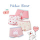 Nido Bear children's underwear, middle and large children's category A cotton pants, baby girls' boxer shorts, comfortable, breathable and developmental underwear