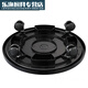 Mansihe bottled water movable tray pure water barrel mineral water barrel movable tray universal wheel roller black movable tray_inner diameter 26.3CM