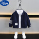 Disney (Disney) Boys' Jackets Autumn Clothes Little Boys Cardigan Two-Year-Old Baby Boy Baseball Uniform Outer Children's Jacket Top Navy Blue (Single Baseball Uniform Jacket) 100cm