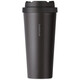 LOCK & LOCK Meet Yuanqi Thermos Cup Taza de café portátil para mujeres Taza de agua Taza para beber directa atractiva para hombres Logotipo corporativo Personalización de regalos Negro 550 ml