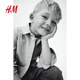 H&M children's boys' shirt autumn long-sleeved cotton shirt top 1209140 light blue 140 140/68