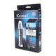 
Kemei electric nose hair device 4-in-1 rechargeable nose hair trimmer sideburn knife eyebrow cutter KM-6630 black