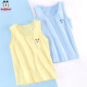 Babudou children's vest boys' summer thin girls' camisole baby sleeveless 8501 light blue + white 120