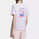 Adidas short-sleeved T-shirt women's summer new sportswear classic simple comfortable loose breathable casual round neck half IP3880 purple S