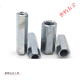 XMSJ extended nut double nut hexagonal long nut screw joint M6M8M10M12M14M16 m6*opposite side 10*height 050 pieces