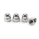 Deqi 304 stainless steel cap nut DIN1587 decorative screw cap round head nut nut M8 (10 pieces)