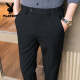 Pierre Cardin Spring y Autumn Men's Business Casual Pants casuales de estilo británico y coreano pantalones delgados de moda de moda de moda pequeña de nueve puntos del mejor novio K655 gris claro pantalones de 9 puntos 28 adecuados-Jin [Jin equivale a 0.5 kg] acerca de