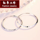 Yubo Workshop pt950 platinum large earrings for women platinum large hoop earrings car flower earrings earrings exaggerated personality earrings medium size single 3.70g diameter about 5.4cm