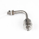 ZUIDID high temperature 304 stainless steel side-mounted single float switch water level liquid level oil level controller small sensor YH12210 304 high temperature high pressure 0-220V