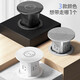 International electrician press smart lift socket hotel bar USB + wireless charging telescopic four-sided power desk hidden embedded five-hole socket four-position five-hole black