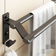 No punch-out towel rack bathroom towel rack hook bathroom hanger single and double towel rod Yahei 3 sets 13590