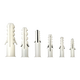 Weiwang national standard white plastic expansion tube/rubber plug with screws small yellow croaker plastic rubber plug expansion tube expansion screw bolt tube 5*25+iron screw M3*25 (250 sets)