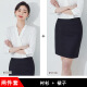 La Chapelle suit with V-neck shirt for women summer professional interview suit formal three-quarter sleeve white shirt white shirt single piece S-90Jin [Jin equals 0.5 kg]