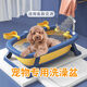 Xiaopu Pet Bath Basin Foldable Cat-Special Bathtub Anti-run Cat Bath Portable Outdoor Small Dog Bath Bucket Main Picture Affordable Model-Berlin Blue