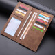 Billetera kingtrip para hombres jóvenes largos delgados múltiples tarjetas billetera bolsas de billetera