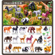 
Xinshite (XST) children's toy animal model tiger storage backpack wild animal soft glue model boy girl birthday gift