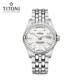 Titoni Swiss Watch Mener Mechanical Watch Mechanical Watch Universe Series Originales Imported Steel Belt 40 mm 797-S-695