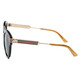 GUCCI Gucci eyewear women's sunglasses GG0282SA-001 black frame gray lens 52mm