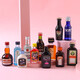Amormoon foreign wine vodka small bottle mini wine version whiskey convenience store bartender base wine set rum cost-effective combination 10 bottles [impulse type]