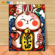 Jiacai Tianyan digital oil painting DIY Chinese ancient style characters Donglai also national trend hand-painted filled coloring cartoon decoration animation comic 40*50cm lucky rabbit color plate