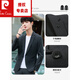 Pierre cardin men's casual suit suits for students business formal wear trendy handsome spring suit jacket single piece top black jacket 3XL