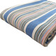 Duo love thickened Shandong pure cotton old coarse cloth sheet single piece three piece 100 cotton mat cotton linen dark blue wide strip 200cmx230cm three piece set
