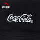 [Off the shelf] ANTA Coca-Cola joint style sun hat double-sided fashion fisherman hat sun hat hat for men and women couples street fashion hat official flagship online store [Coke small label double-sided hat] black-1 one size fits all