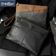 Jinlilai 2024 new retro simple men's youth clutch Korean men's bag envelope IPAD bag trendy gray coffee