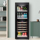 Vinocave red wine cabinet with constant temperature, compressor air-cooling, ultra-thin white wine and grape display cabinet for home living room, glass storage refrigeration and fresh-keeping cabinet, slim dual temperature - multi-functional model - JC-170BD- 160L