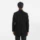 
Lilang Light Fashion Men's Clothing [Same Model in Shopping Mall] Woolen Coat Men's Long Cashmere Blended Wool Jacket Q4DYR505 Black M (165)
