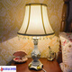 
Weiyu bedroom desk lamp bedside lamp European style pastoral retro classic American white living room study best friend wedding gift 9928A Clivia golden lampshade button switch