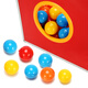 Boîte de loterie Transparent Acrylique Plus taille mignon Lucky Table Tennis Toys Prize Draw Box Fun Creative Plastic 25 CM 753 Boîte de loterie séparée avec mots