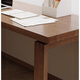 Mori round wood square home desktop computer desk bedroom solid wood long desk double student writing desk simple office workbench standard version 140*60*75 (desktop thickness 5cm)