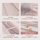 Mengjie Home Textile 100S Long Waist Cotton Four-Piece Set Plain Embroidery Light Luxury Pure Cotton Set Bedsheets Quilt Cover Bedding Home 100 Long Waist Cotton Plain Embroidery: Bethany 1.8m Bed Applicable | Quilt Cover 220*240cm