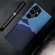 Beiji [built-in Magsafe magnetic suction] suitable for Samsung S24 Ultra mobile phone case new S23 Ultra Kevlar skin-sensing hard case S24+ premium s23 anti-fall protective case [Kevlar 600D] UK-black, white and gray stripes Samsung Galaxy S24 Ultra
