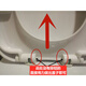 Accessoires de toilette XMSJ Vis de toilette FB169216971655 Plaque de couverture tampon charnière blanc 1278 amortisseur 1
