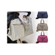 Yezhi Mommy Bag Multifunctional Large Capacity One-Shoulder Side-Strip Handheld Mommy Bag Lightweight Mommy Bag Going Out to Work and Breast-White Large Large
