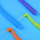 El cepillo interdental clásico en forma de L en forma de Liaolu Mama 0.7 ~ 1.2 Interdental Brush Novice SSS El número de SSS es conveniente para transportar 111 Dragon Protection 1.0mm/SS 10 piezas