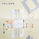 TSL Xie Ruilin (TSL) 18K gold pearl earrings women's geometric color gold earrings BD010