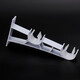 Xinfeiyu top-mounted side-mounted single-rod curtain rod Roman rod accessories bracket seat base shelf bracket rod bracket hook accessories thickened white double bracket