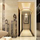Meishuangjue peach wood gourd door curtain crystal bead curtain bedroom bathroom door opposite the aisle entrance partition curtain without holes 21 arc shapes 0.3-0.5 meters (width 0.6-0.9 meters)