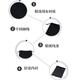 Haiyi Duo flannel bag drawstring bag jewelry drawstring bag jewelry jewelry packaging bag dustproof storage bag stationery stamp bag small black 7*9 cm 5 pieces