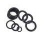 JINGGONG wire diameter 3.1mm-5mm nitrile rubber o-ring seal o-shaped rubber ring oil seal seal black gasket outer diameter 14*wire diameter 4 (20 pieces)