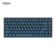 Lenovo dual-mode wired Bluetooth multi-function gaming keyboard full-key conflict-free e-sports peripherals chicken-eating LOL/CF gaming laptop desktop universal YOGA K7 white backlit mechanical keyboard/Jiadalong axis