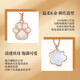 Huaying (HUAYING) light luxury 18K gold necklace women's pendant color gold fine jewelry anniversary birthday gift for girlfriend and wife sweetheart cat claw necklace color gold pendant + flash O chain